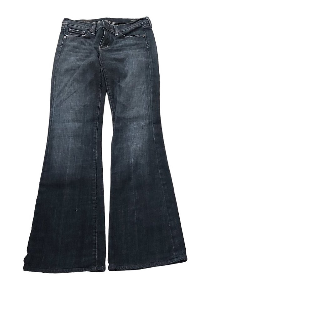 Citizens of Humanity Black Jeans Jerome Dahan Naomi Stretch Low Waist Flair 27